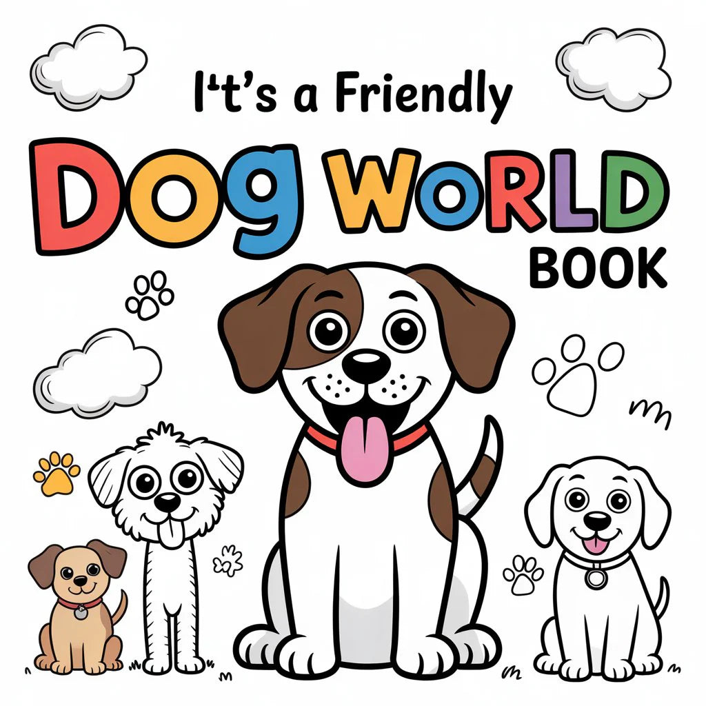 It’s a Dog’s World Smart Guide – Fun & Friendly Dog Coloring Book (Digital Printable PDF) |